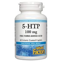 Natural Factors, 5-HTP 100 mg, Support for Emotional Health without Gastric Discomfort, 60 caplets (60 servings)