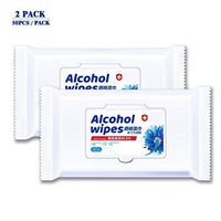 75% Soft Alcohol Wipes for All-Purpose Cleaning, Alcohol Detergent Wipes (2 Packs,100Wipes), Large Wet Wipes(8"x6"), Wep Wipes Suitable for Family All Daily Protection