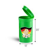 Germany Flag Baby Soccer Fan First Aid Case Pill Container ID 6928G