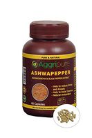 Stress and Anxiety Relief Veggie Pills - Stamina Booster for Man - Natural Antioxidant Pills - Made in India in FDA Approved Facilities - 60 Vcaps - no Fillers