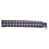 Warmies PVC Extra Long Hot Water Bottles with Fabric Sleeve, 78cm x 12cms (Approx), Blue Tartan