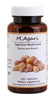 Hekma Center Pure Agaricus Blazei Murill - Mushroom - Extract and Powder for Immune and Digestive Support - 100 Capsules - Vegan
