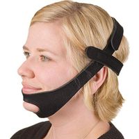 JOEPET Anti Snoring Devices Chin Strap - Advanced Solution Stop Snore Sleep-Stop Snoring Sleep Aid,Both Edging and Non-Wrapping(2 Pieces),Blackwithoutedging