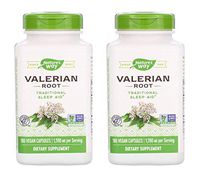 Nature's Way Valerian Root 1,590 Milligrams Traditional Sleep Aid as a Dietary Supplement (180 Vegan Capsules) Pack of 2