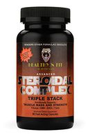 Healthy ‘N Fit Advanced Steroidal Complex 90 Capsules – ‘Triple Stack’ for Increased Muscle Mass and Strength.