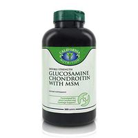 California Nutrition Glucosamine Chondroitin MSM Boswellia, Extra Strength Joint Supplement with Hyaluronic Acid for Knees, Wrist & Back Pain Relief, Anti-Inflammation (300 Tablets)