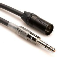 Zaolla Silverline Balanced Interconnect, XLR3M to 1/4 in TRS, 5 Feet (5 ft)