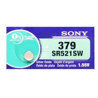 Sony 379 (SR521SW) 1.55V Silver Oxide 0%Hg Mercury Free Watch Battery (200 Batteries)