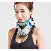 MYLW Dispositivo de tracción Cervical para el Cuello Alivio instantáneo del Dolor para el Dolor crónico de Cuello y Hombro, Gris, Talla única