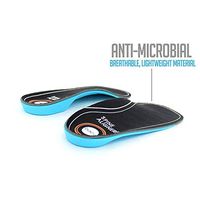 BackPainHelp ¾ Length Spine Aligner Orthotic Inserts with Arch Support – High Quality Cushioning Insoles for Overpronation, Plantar Fasciitis, Flat Feet, Heel Spurs & Foot Pain - for Men & Women (L)