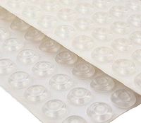 50Pcs Clear Self-adhesive Sound Dampening Rubber Bumpers Pads for Silencing Closing Doors ,Cabinets,Home Improvement.