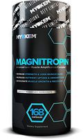 Magnitropin Hardcore Lean Muscle Builder and Natural Anabolic Accelerator | Clinically Formulated Bodybuilding Supplement to Increase Lean Mass Growth, Strength and Power, 168 Caps