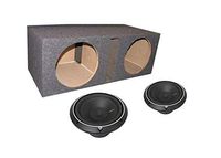 2) ROCKFORD FOSGATE P2D4-12 12" 1600W Car Subwoofers Sub + Dual Vented Sub Box