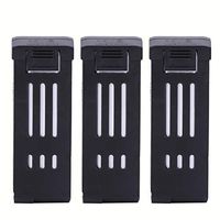 Dilwe Lithium Battery, 850mAh 3.7V RC Lithium Battery Compatible with Unmanned Aerial Vehicle ( 3pcs)