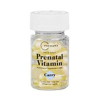 Premama Prenatal Vegan Vitamin Capsules | DHA Iron Folate Fertility Support Vitamins | Non GMO, Gluten Free, Vegetarian Womens Daily Multivitamin Supplement, Choline for Brain Development | 28 Count