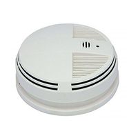 Smoke Detector Alarm Spy / Nanny Camera Battery Operated Wi-Fi Covert Camera with Night Vision & Motion Detection - Remote View from your cell phone - Bottom View - Totally Self Contained