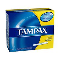 Tampax Flushable Tampons Regular - 40 ea., Pack of 6