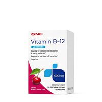 GNC Vitamin B-12 1000 mcg Lozenges - Cherry