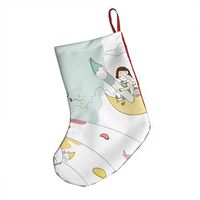 Girls Filling Colors in Rainbow Trendy Xmas Socks Hanging Decoration Candy Bag Party Holiday Christmas Santa Claus Home Decor Gift