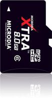 MICRODIA XTRA 52x 8GB MicroSDHC Card with SD Adpater