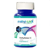 Methyl-Life pure L-Methylfolate (15 mg) pharmaceutical grade professional strength active folate (90 chew tablets)