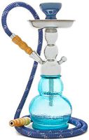 Econo MYA Gelato (1 Hose) Hookah Nargile Glass Hookah (Light Blue)