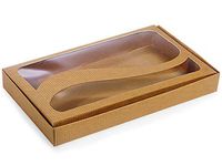 Swirl Window Candy Box 10 Count - 1 Pound - Kraft