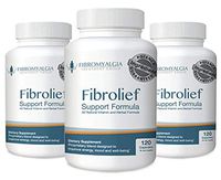 Fibrolief: Fibromyalgia Support Supplement - Manufactured in FDA-Approved Facility - Formulated for Maximum Bioavailability and Alternative Pain Relief - 120 Count (30 Day Supply) - 3pk