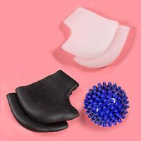3 Pcs Gel Heel Protectors Kits, Plantar Fasciitis Gel, Heel Pads Heel Sleeves Massage Ball
