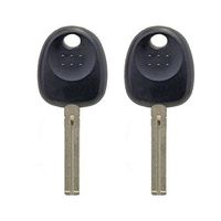 New Uncut Transponder Chip Ignition Key Blank Tibby Blade For Hyundai Kia (2 Pack)
