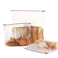super1798 10Pcs Reusable Food Storage Leakproof Sealed Fresh PVC Bag with Zipper Kitchen Supplies