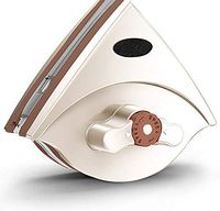 LYA Window Clean Brush, Double-Sided Magnetic Glass Wiper Cleaner Five-Gear Adjustable Magnetic Force for Double Glazed Windows Thickness Magnetic Windo,5~30mm