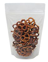 BAP 12 oz Clear Stand up Pouch with Zip, No Valve (100 pcs)