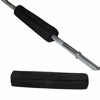 Barbell Pad Gel Neck and Shoulder Protective Supports Weight Lifting Barbell Protector Mat for Squats, Lunges and Hip Thrusts, Fits Olympic and Standard Barbells(Black)