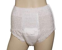 MediChoice Protective Incontinence Underwear, Adult Disposable Briefs, Maximum Absorbency for Men & Women, Large (Case of 72)