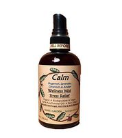 Hank's Garden Calm Wellness Mist Stress and Anxiety Relief Spray - Bergamot, Lavender, Geranium, Amber - 100% Pure Essential Oils, All Natural, Vegan, Organic, Biodegradable, Non GMO (4 oz Refill)