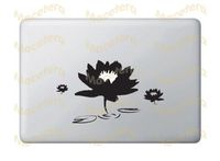 Yadda-Yadda Design Co. The Lotus Pond - Vinyl Laptop or MacBook Decal - (Black)