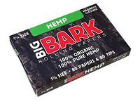 3 Packs Organic Pure Hemp Big Bark Roll Your Own Cigarette Rolling Papers - 6402