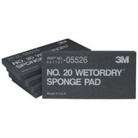 3M 5526 Wet/Dry Sponge Pads, 5 per Pack
