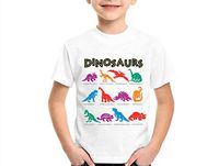 Newmao Toddler Boys Summer Short Sleeve Cartoon Letter Print T-Shirt Casual Blouse Tops (4-6T, White)