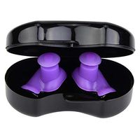 VGEBY1 Earplugs, 1 Pair Professional Silicone Waterproof Anti-Noise Earplugs for Sleeping, Working, Shooting, Travel-Grass Swimming Diving (#4)