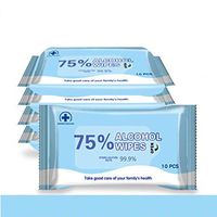 60 Pieces Wet Wipes,  Disinfection Wipes, 75% Alcohol Wipes, Kill 99.99% of Germs Cleaning Wipes