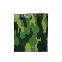 Hemper Smell Proof Bag - 5 Zip Lock and Dog Tested No Smell Baggies- Resealable, Expandable, Safe Secure Odor Proof Bag 7 x 7 3/4" - Smell Proof Container (Pack of 5)