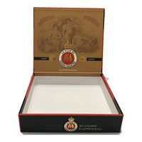 Cigar Premium Wood or Paper Empty Box Case for Crafts, Guitars or Storage (La Flor De Maria Mancini)