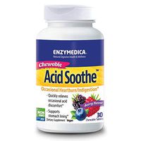 Enzymedica - Chewable Acid Soothe, Supports the Relief of Occasional Heartburn + Indigestion, 30 count