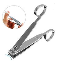 Carbon Steel Nail Clipper Cutter Cleaner Fingernail Toenail Portable Manicure Pedicure Tools by Superjune
