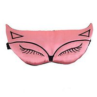 Sun Kea Cute Eye Mask Cat Sleeping Eye Cover for Shift Work Nap Blindfold for Boys Girls Women