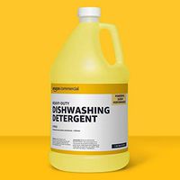 AmazonCommercial Heavy-Duty Dishwashing Detergent, Citrus, 1-Gallon, 4-Pack