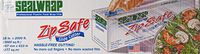 Sealwrap Cling Classic Zip Safe Plastic Wrap, 12" Wide by 2000' Length, Clear, 75.2 Ounce