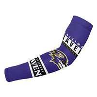 Jacoci Custom Baltimore Ravens Cooling Arm Sleeves Sun UV Protection for Men & Women Sports